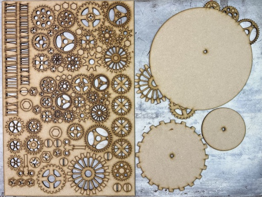 Woodology - Large Steampunk Clock